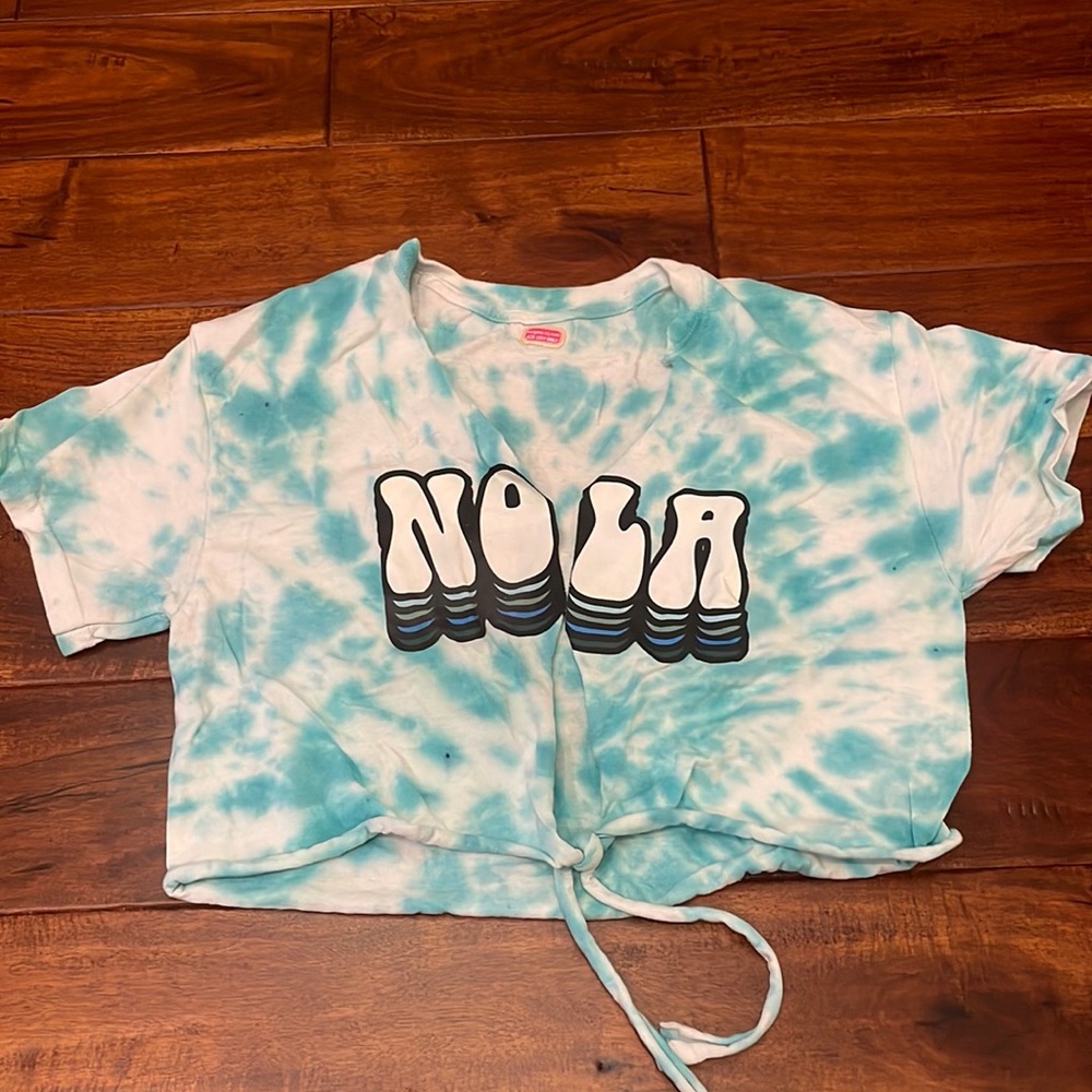 Tulane University NOLA cropped top